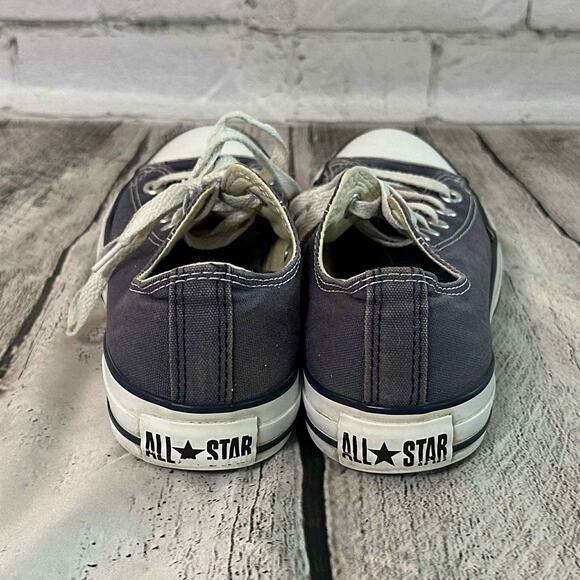 D10 Chuck Taylor All Star Converse Blue Canvas Sneakers, Size 7.5, Pre-owned - Picture 3 of 8
